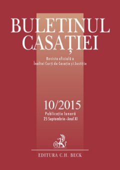 Imagine Buletinul Casatiei, nr. 10/2015