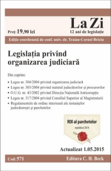 Imagine Legislatia privind organizarea judiciara. Actualizat la 1 mai 2015