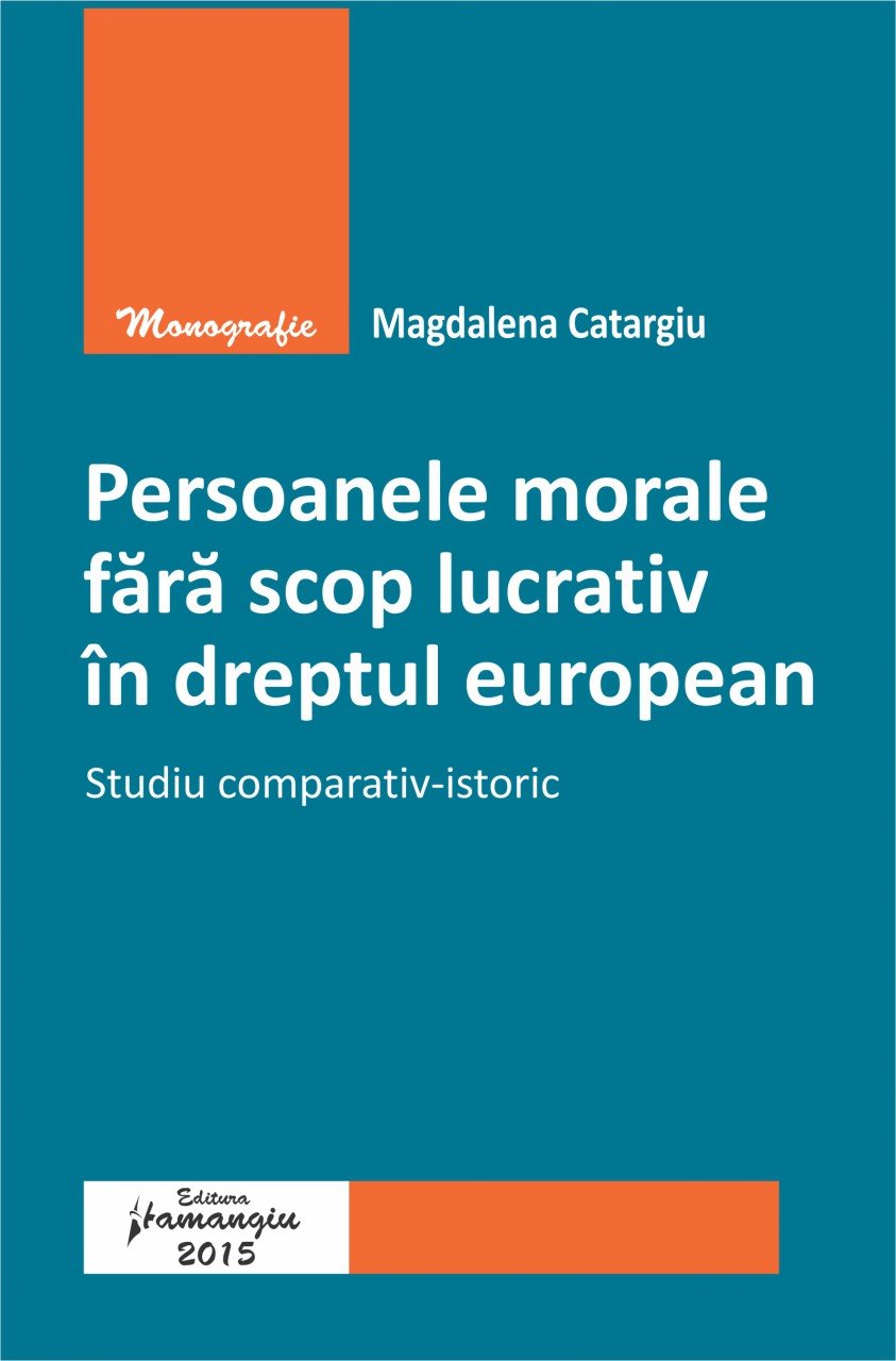 Imagine Persoanele morale fara scop lucrativ in dreptul european