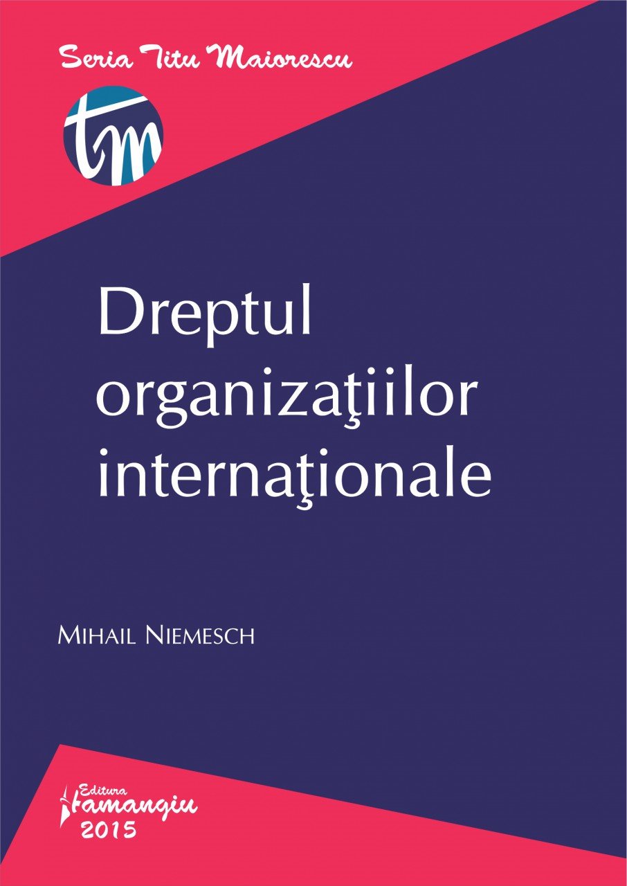Imagine Dreptul organizatiilor internationale