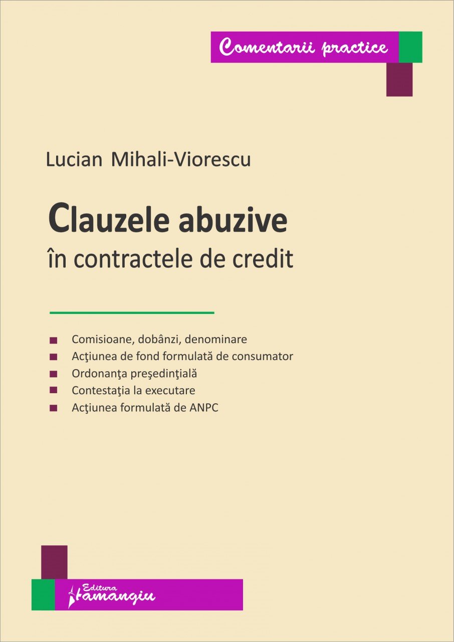 Imagine Clauzele abuzive in contractele de credit