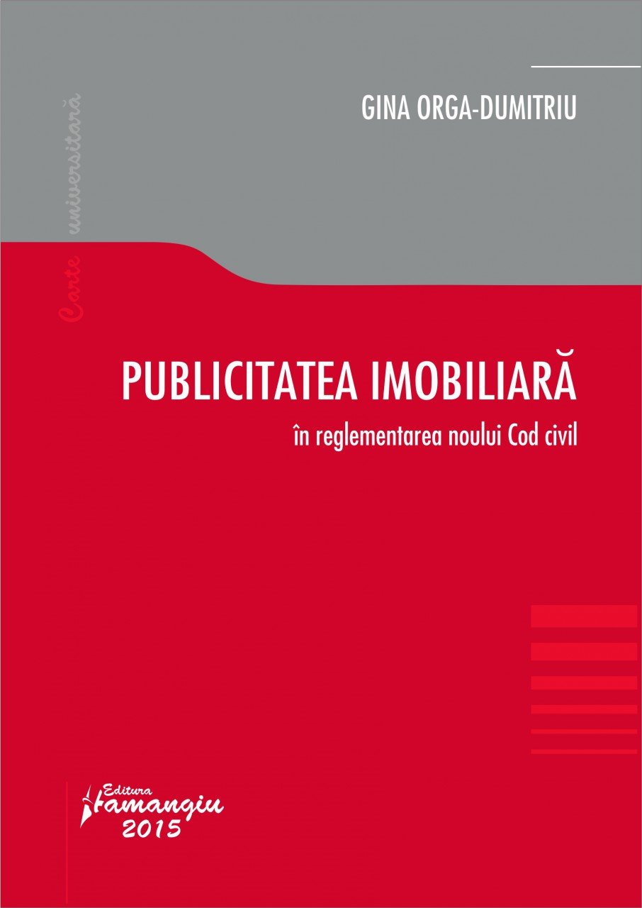 Imagine Publicitatea imobiliara in reglementarea noului Cod civil