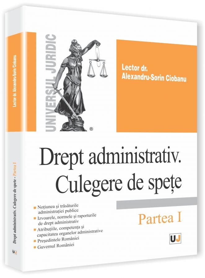 Imagine Drept administrativ. Culegere de spete. Partea I