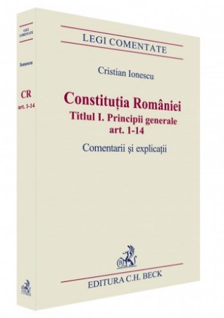Imagine Constitutia Romaniei. Titlul I. Principii generale
