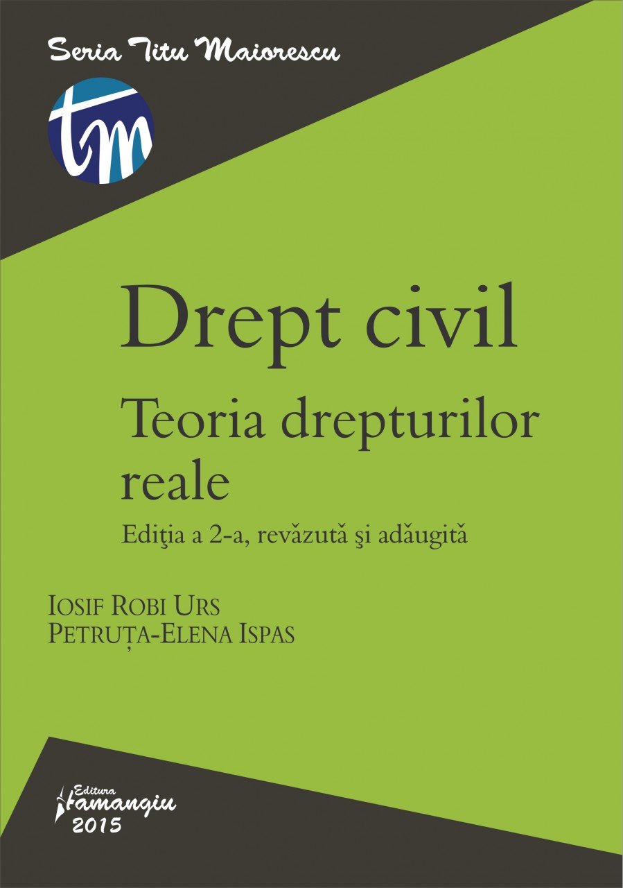 Imagine Drept civil. Teoria drepturilor reale. Editia a 2-a