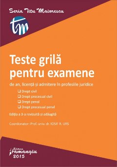 Imagine Teste grila pentru examene de an. Editia a 3-a