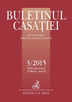 Imagine Buletinul Casatiei, nr. 3/2015