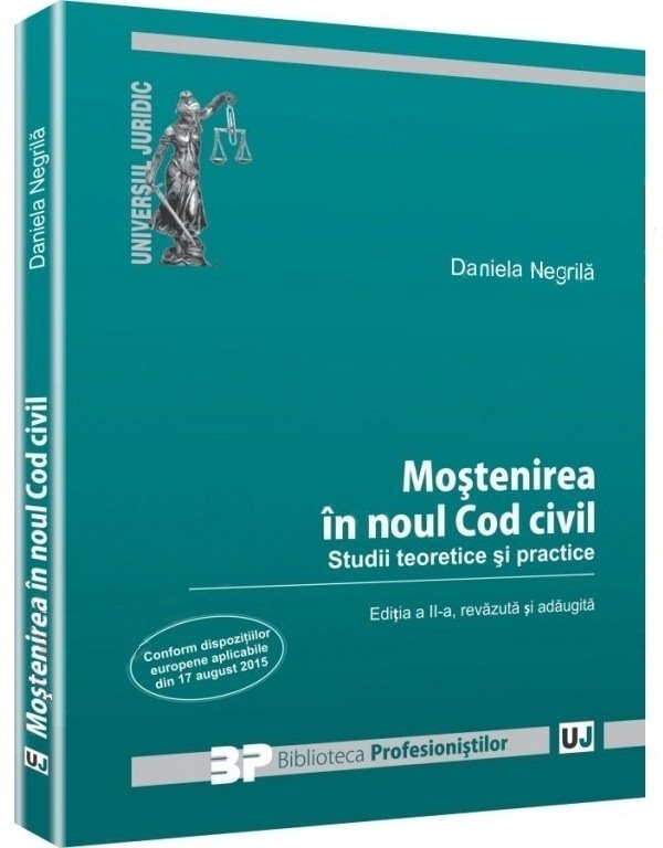 Imagine Mostenirea in noul Cod civil. Studii teoretice si practice