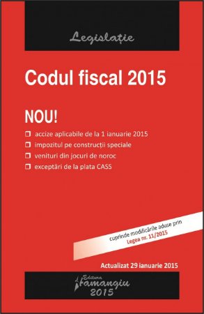 Imagine Codul fiscal 29.01.2015
