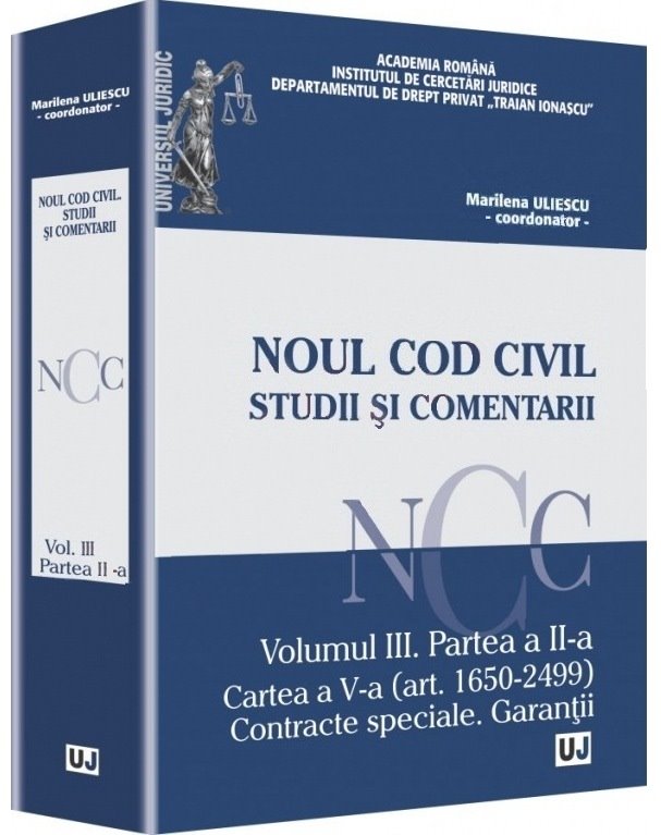Imagine Noul Cod Civil. Studii si comentarii - Volumul III. Partea a II-a