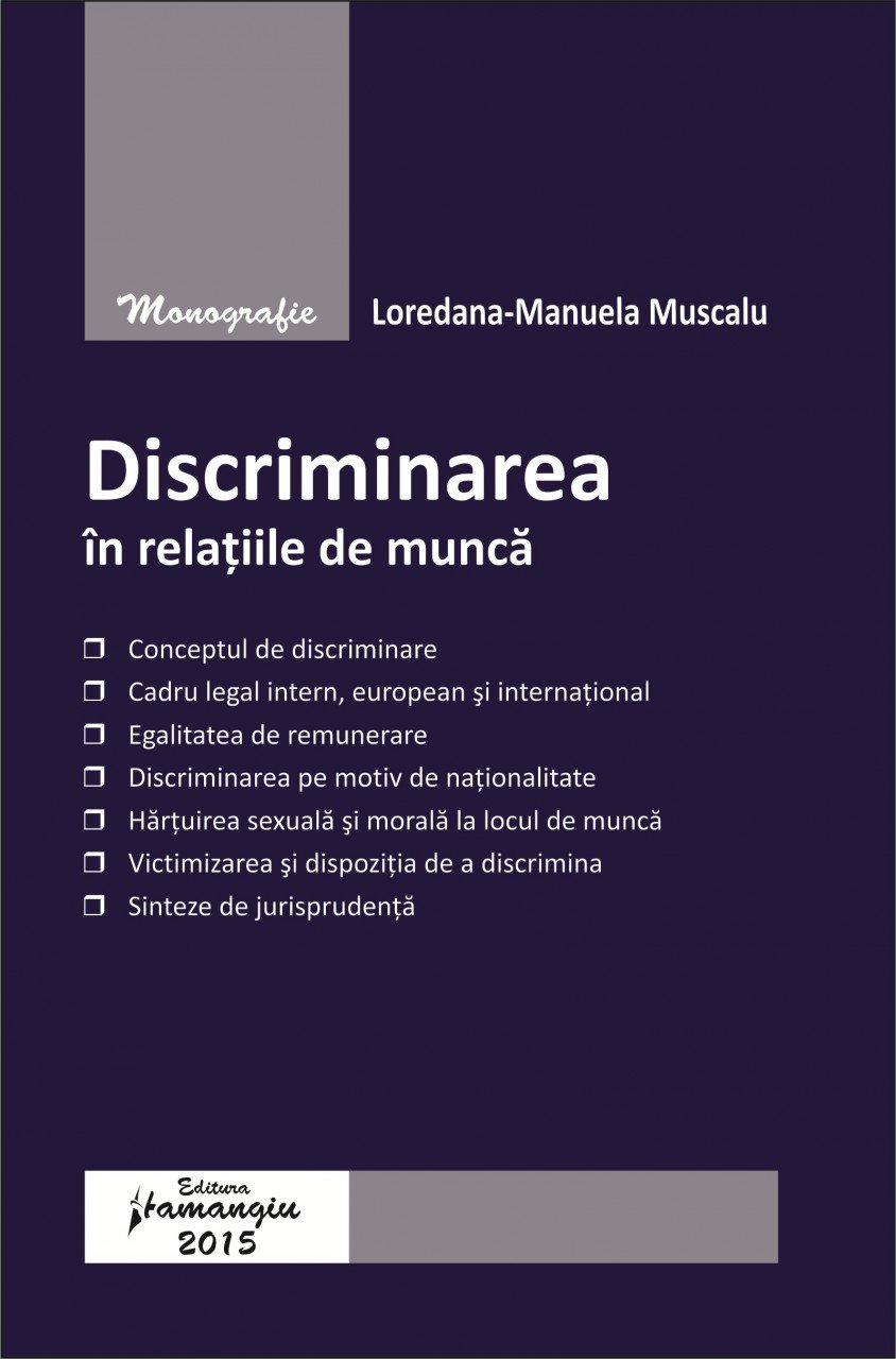 Imagine Discriminarea in relatiile de munca