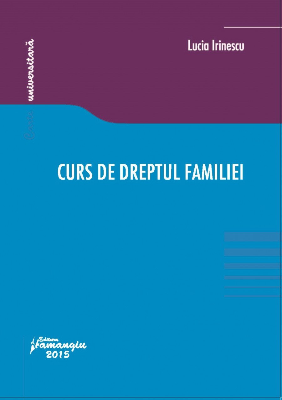 Imagine Curs de dreptul familiei