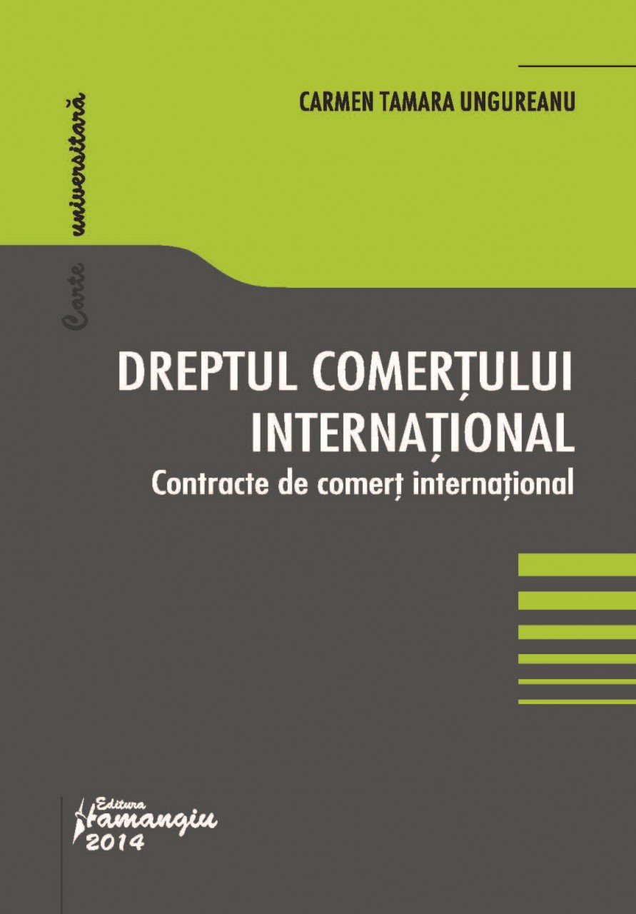 Imagine Dreptul comertului international. Contracte de comert international