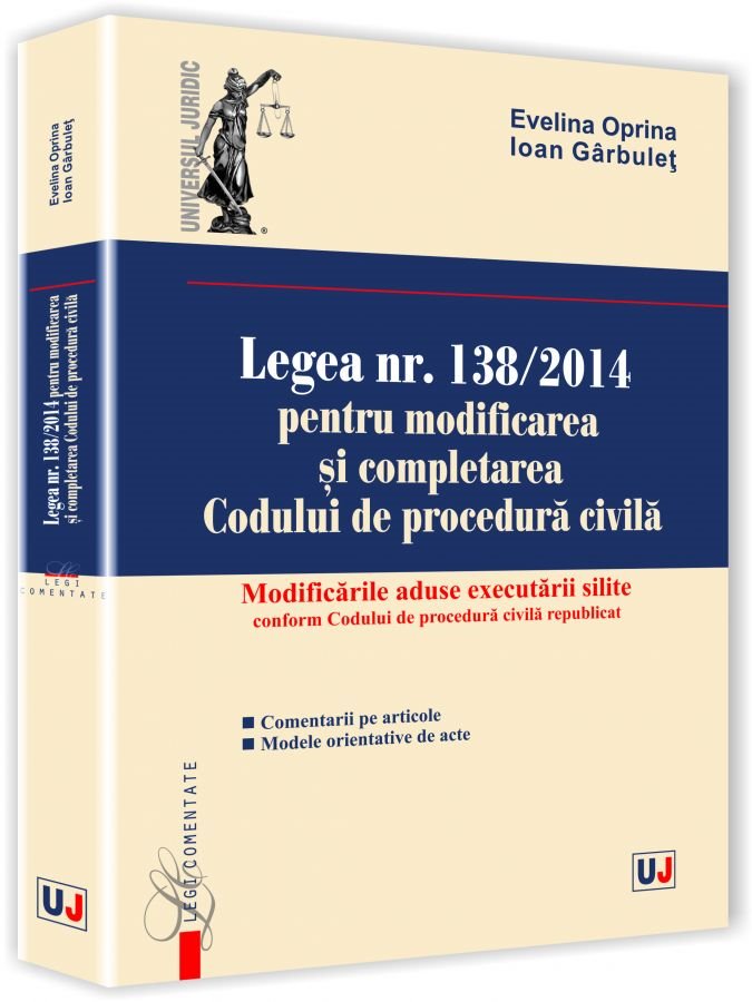 Imagine Legea nr. 138/2014 pentru modificarea si completarea Codului de procedura civila