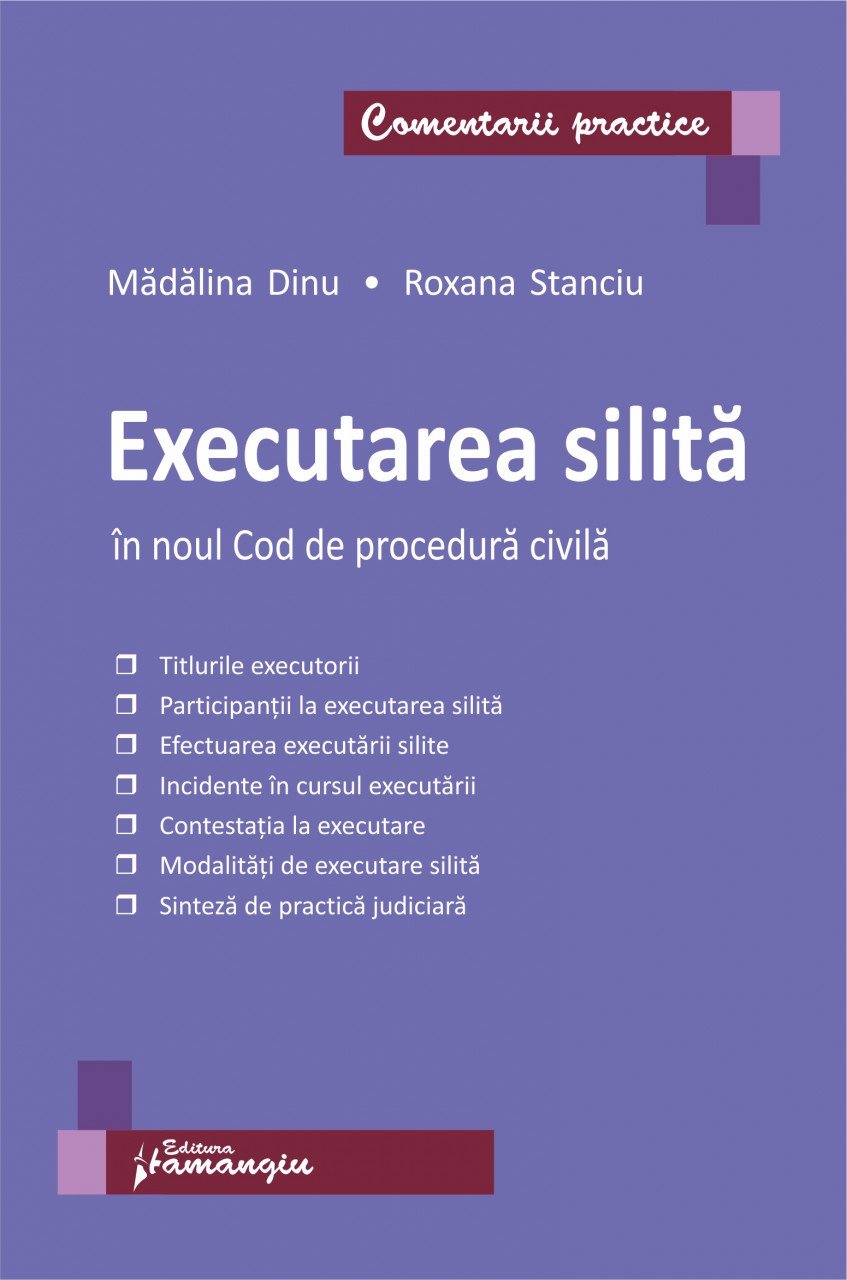 Imagine Executarea silita in Noul Cod de Procedura Civila 2015