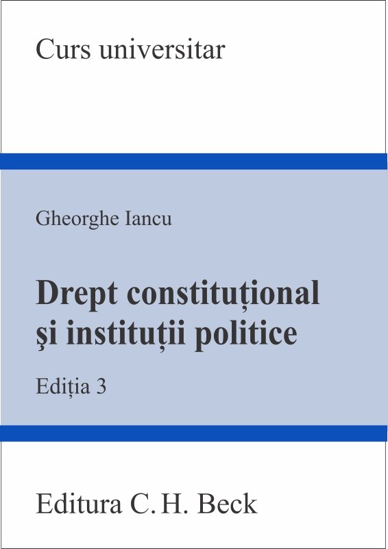 Imagine Drept constitutional si institutii politice - editia a 3-a