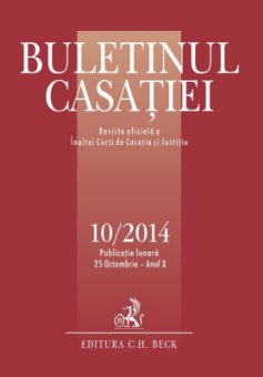 Imagine Buletinul Casatiei, nr.10/2014