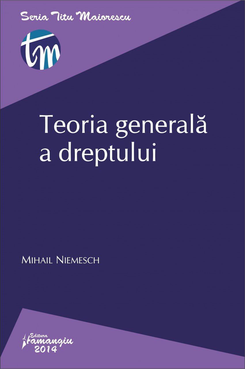 Imagine Teoria generala a dreptului. Curs universitar