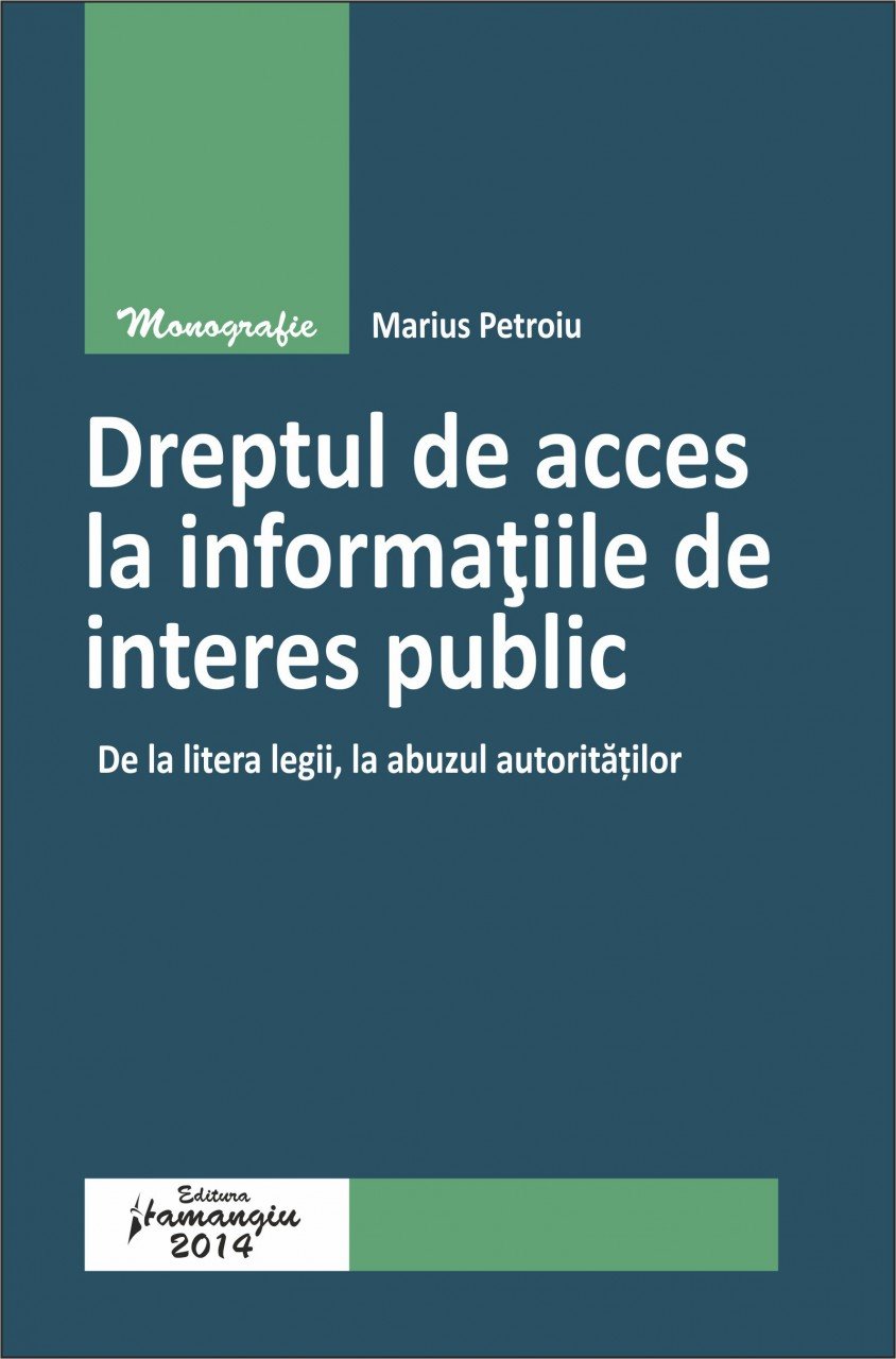 Imagine Dreptul de acces la informatiile de interes public