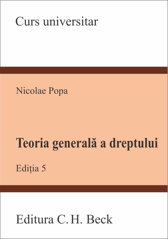 Imagine Teoria generala a dreptului. Editia a 5-a