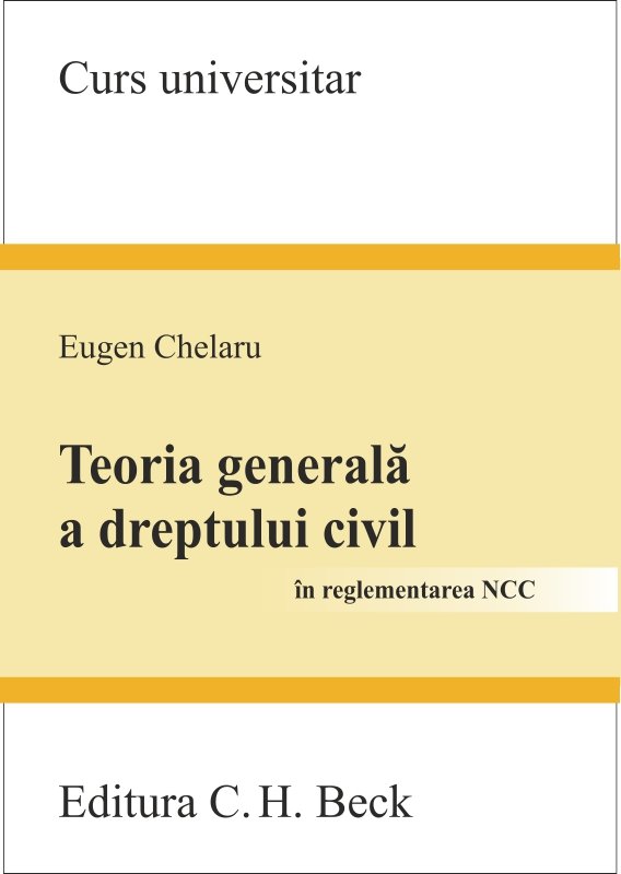 Imagine Teoria generala a dreptului civil - in reglementarea NCC