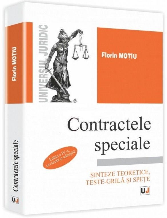 Imagine Contractele speciale. Sinteze teoretice, teste grila si spete. Editia a 4-a
