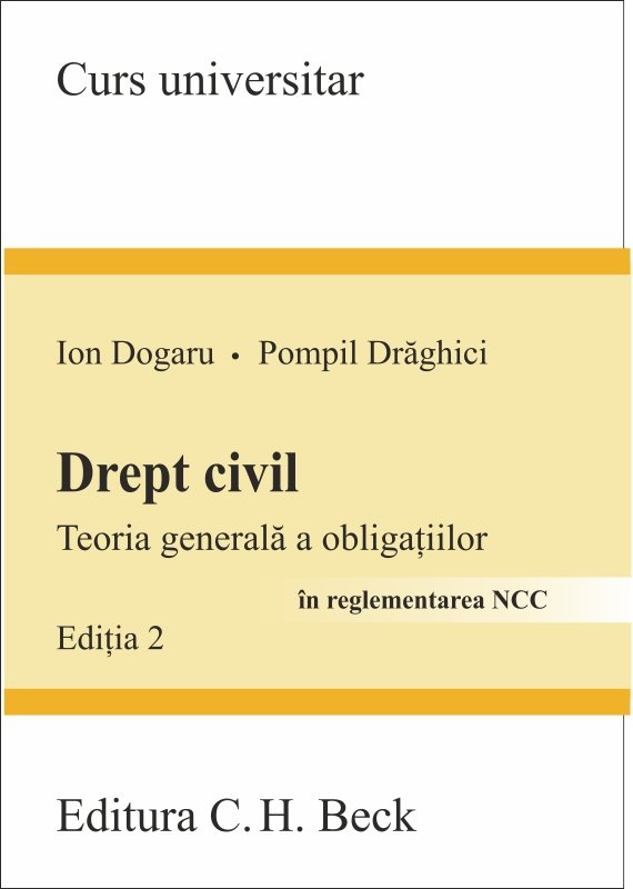Imagine Drept civil. Teoria generala a obligatiilor. Editia 2