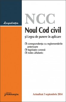 Imagine Noul Cod civil si Legea de punere in aplicare 3.09.2014
