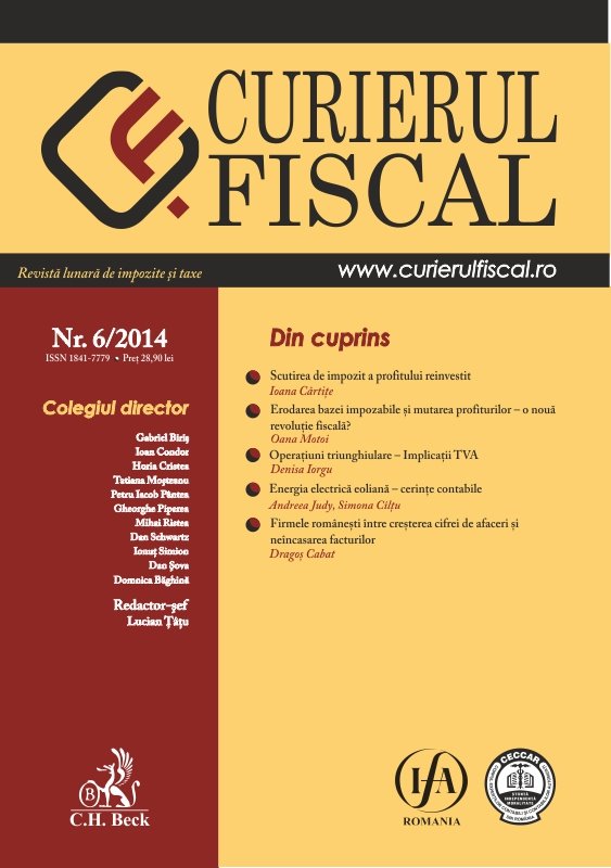 Imagine Curierul fiscal, nr. 6/2014