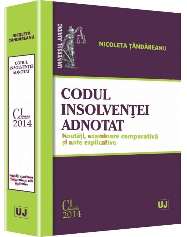 Imagine Codul insolventei adnotat