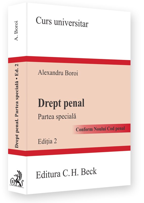 Imagine Drept penal. Partea speciala. Conform Noului Cod penal. Editia a 2-a