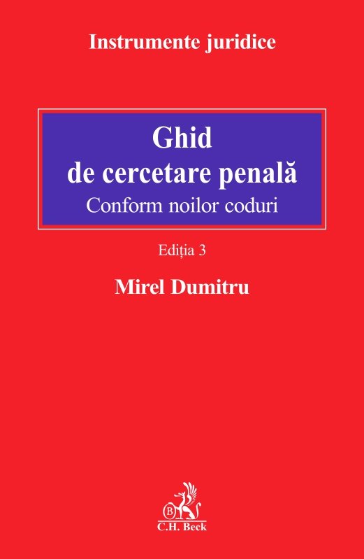 Imagine Ghid de cercetare penala. Editia a 3-a