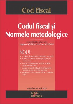 Imagine Codul fiscal si Normele metodologice 29.05.2014