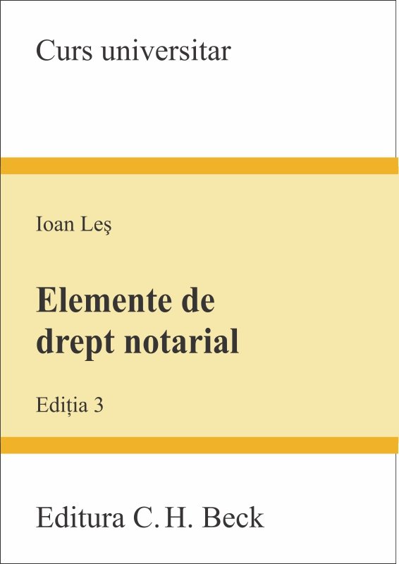 Imagine Elemente de drept notarial