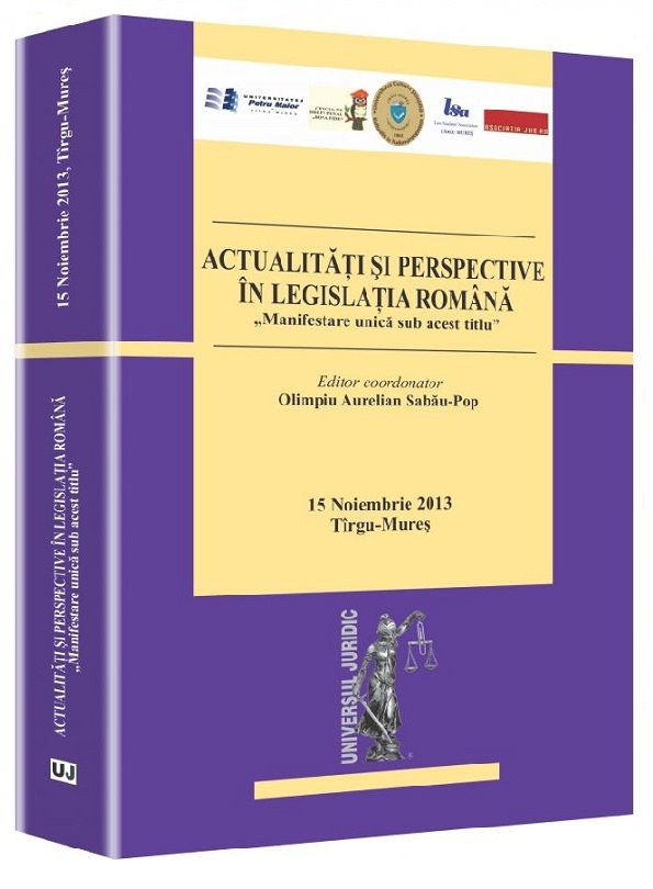 Imagine Actualitati si perspective in legislatia romana
