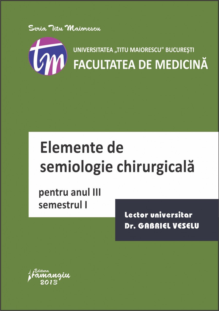 Imagine Elemente de semiologie chirurgicala
