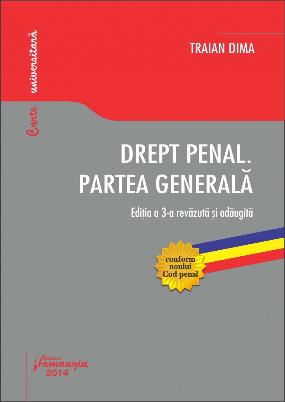 Imagine Drept penal. Partea generala, editia a 3-a