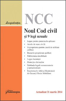Imagine Noul cod civil si 9 legi uzuale 31.03.2014
