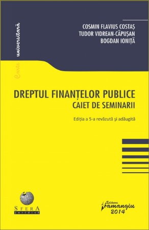 Imagine Dreptul finantelor publice. Caiet de seminarii