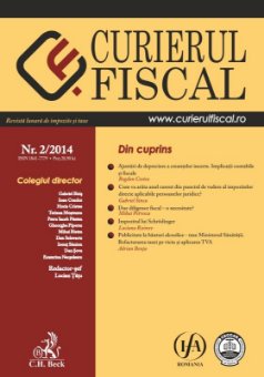 Imagine Curierul fiscal, nr. 2/2014