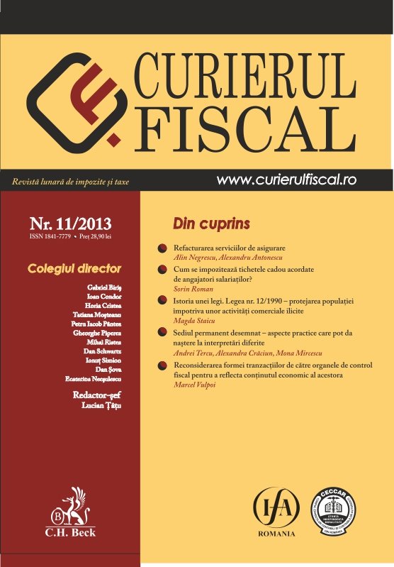 Imagine Curierul fiscal, nr. 11/2013