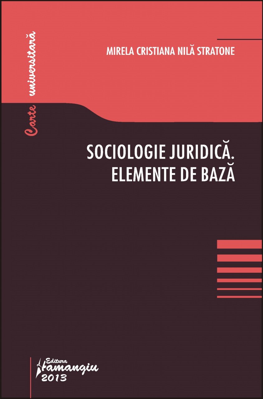 Imagine Sociologie juridica. Elemente de baza