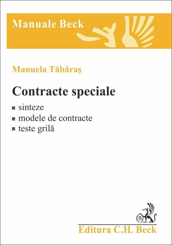 Imagine Contracte speciale. Sinteze. Modele de contracte. Teste grila