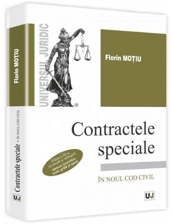 Imagine Contractele speciale. Sinteze teoretice, teste grila si spete