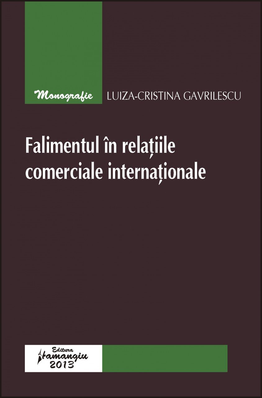 Imagine Falimentul in relatiile comerciale internationale