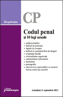 Imagine Codul penal si 10 legi uzuale 11.09.2013