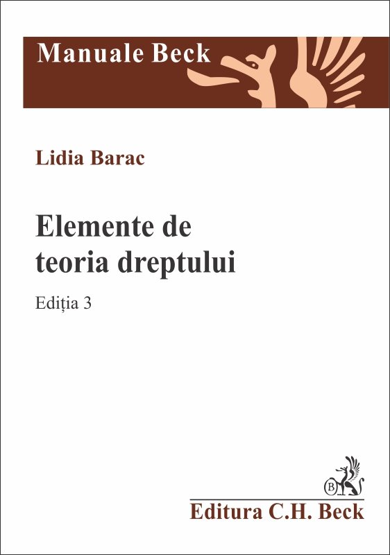 Imagine Elemente de teoria dreptului - editia a 3-a