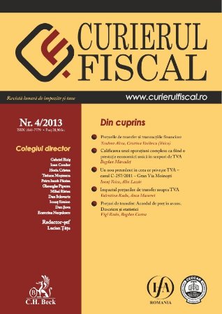 Imagine Curierul fiscal, nr. 4/2013