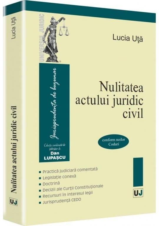 Imagine Nulitatea actului juridic civil. Conform noilor Coduri