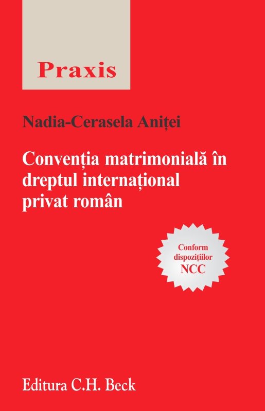 Imagine Conventia matrimoniala in dreptul international privat roman